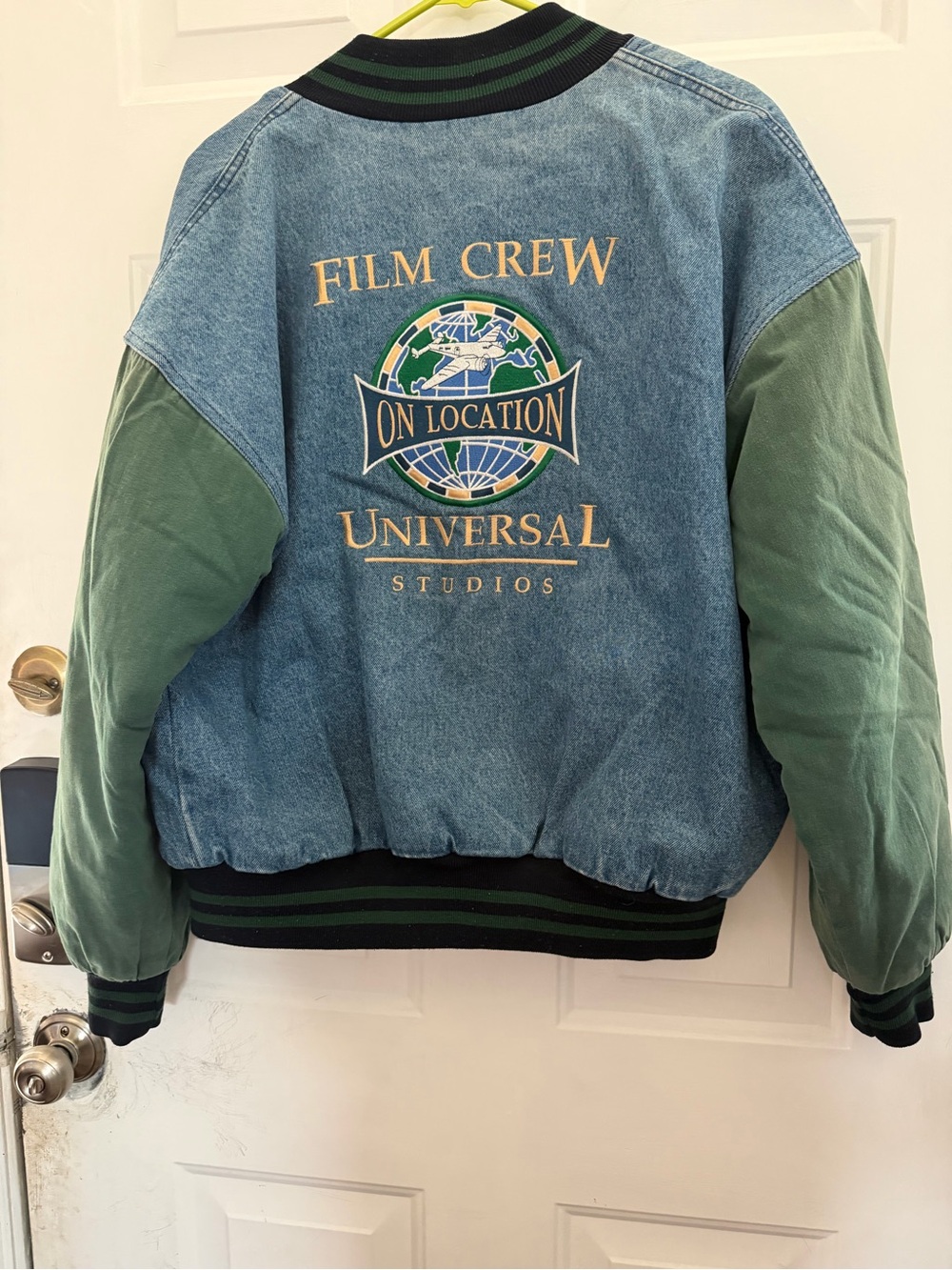Rare Vintage 90’s Film Crew, Universal Studios Varsity Jacket. Size M